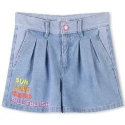 Clearance BILLIEBLUSH Short en jean taille réglable DOUBLE STONE+BLEACH