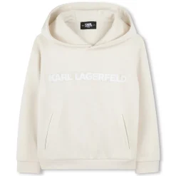 Outlet KARL LAGERFELD KIDS Sweat-shirt à capuche MILK
