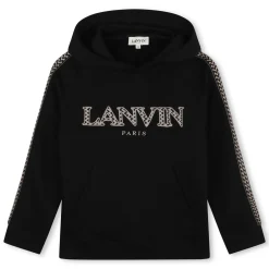 Best LANVIN Sweat-shirt avec sigle brodé BLACK