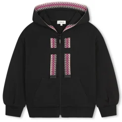 Clearance LANVIN Sweat-shirt zippé à broderie BLACK