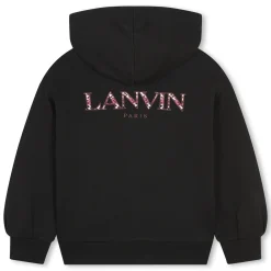 Clearance LANVIN Sweat-shirt zippé à broderie BLACK