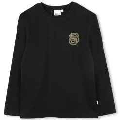 Discount BOSS TEE-SHIRT MANCHES LONGUES BLACK