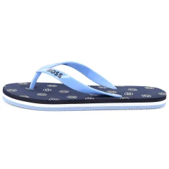 Hot BOSS Tongs imprimées BLEU CARGO