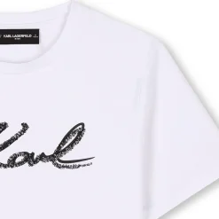 Online KARL LAGERFELD KIDS T-shirt BLANC