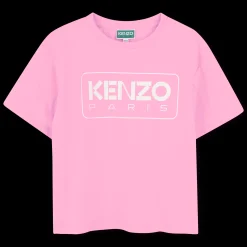 Sale KENZO KIDS T-shirt à manches courtes ROSE FRIANDISE