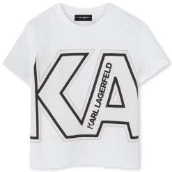 Outlet KARL LAGERFELD KIDS T-shirt à manches courtes BLANC
