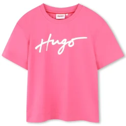Clearance HUGO T-shirt à manches courtes SHOCKING PINK