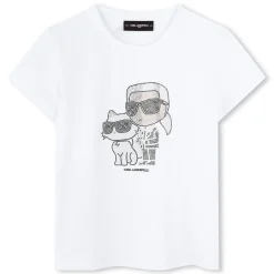 New KARL LAGERFELD KIDS T-shirt à manches courtes BLANC
