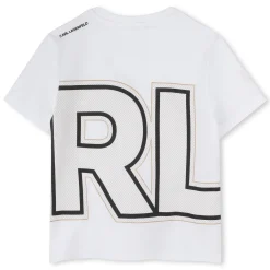 Outlet KARL LAGERFELD KIDS T-shirt à manches courtes BLANC