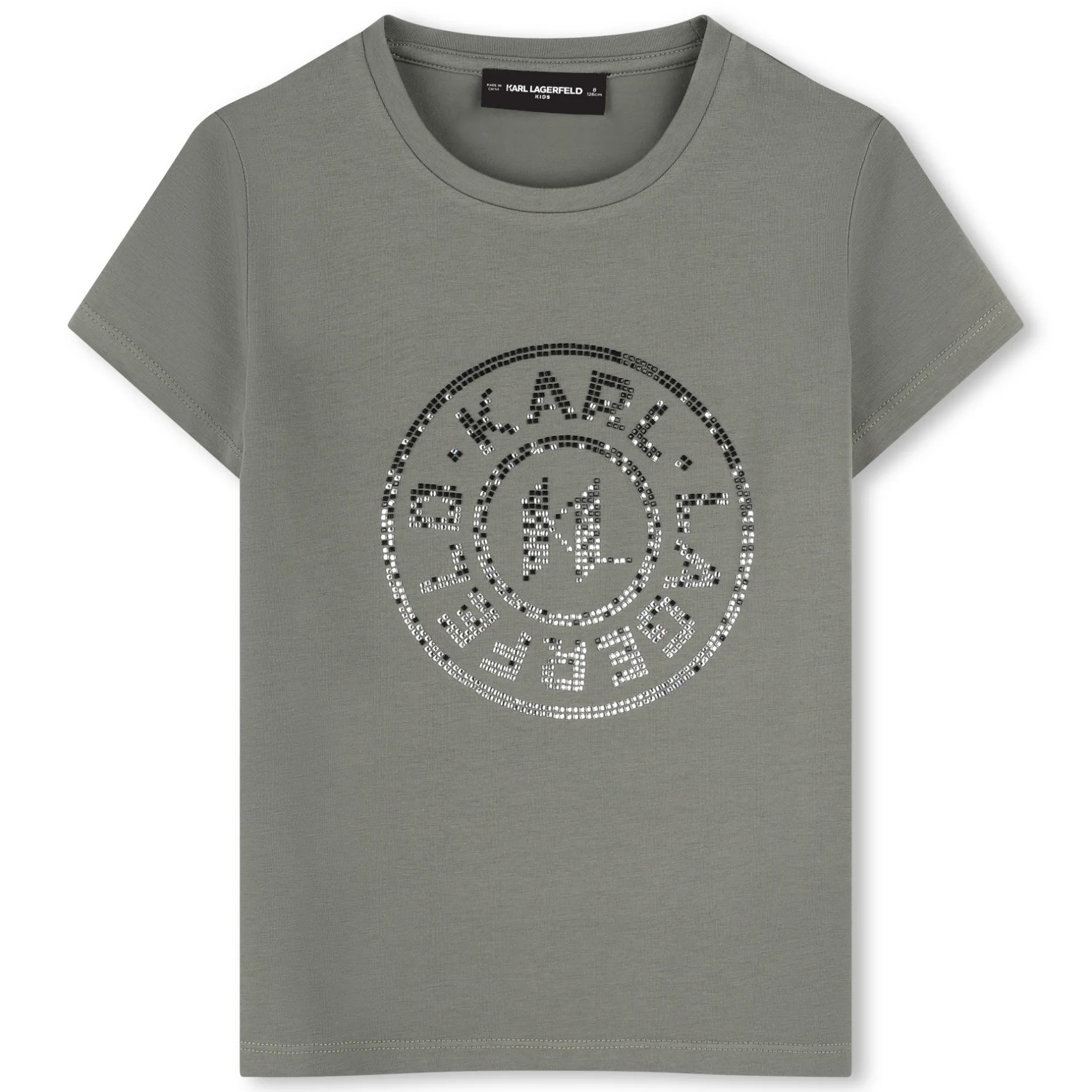 New KARL LAGERFELD KIDS T-shirt avec illustrations VERT MEKONG