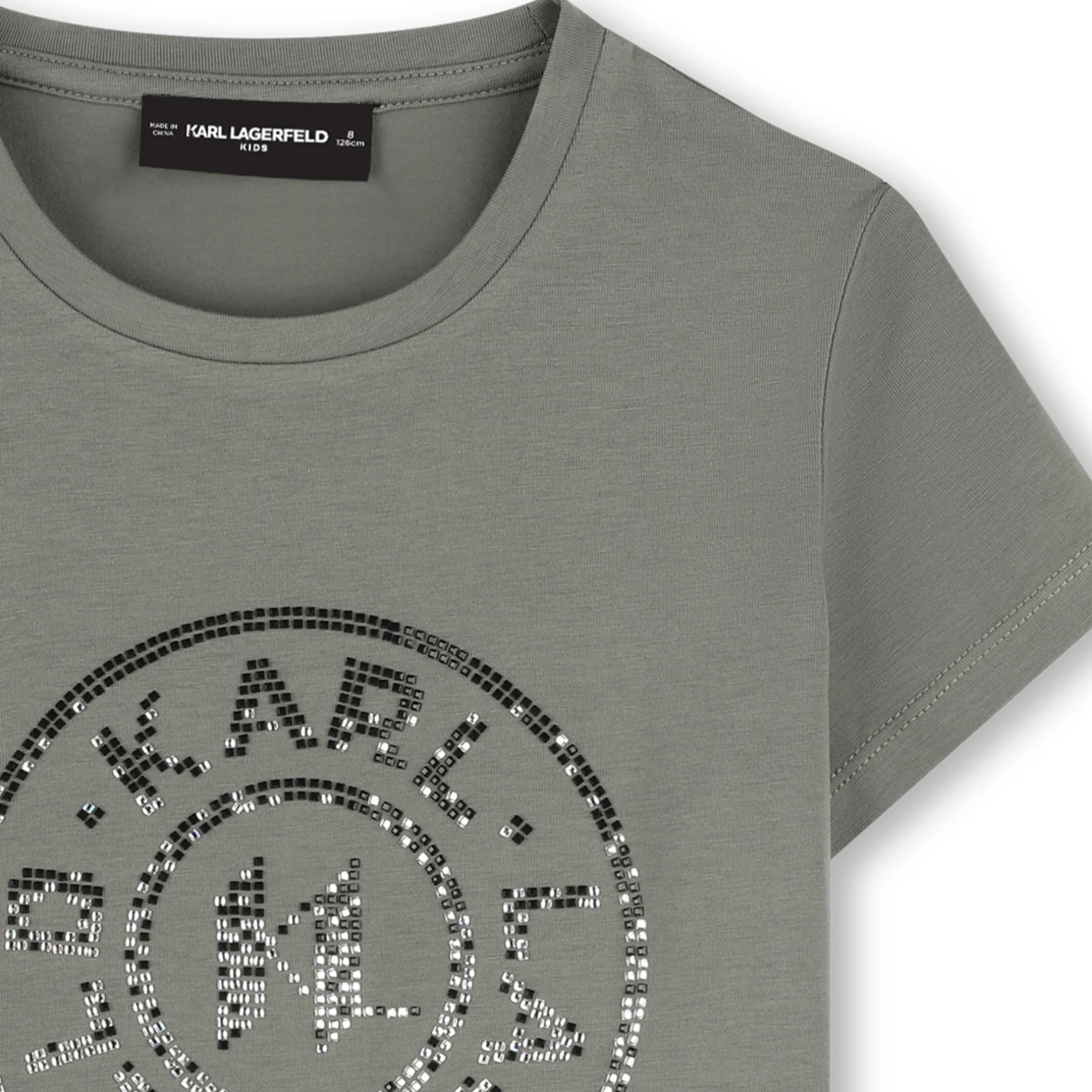 New KARL LAGERFELD KIDS T-shirt avec illustrations VERT MEKONG