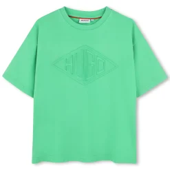 Fashion HUGO T-shirt délavé ISLAND GREEN
