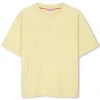 Outlet HUGO T-shirt délavé JAUNE POUSSIN