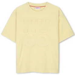 Outlet HUGO T-shirt délavé JAUNE POUSSIN