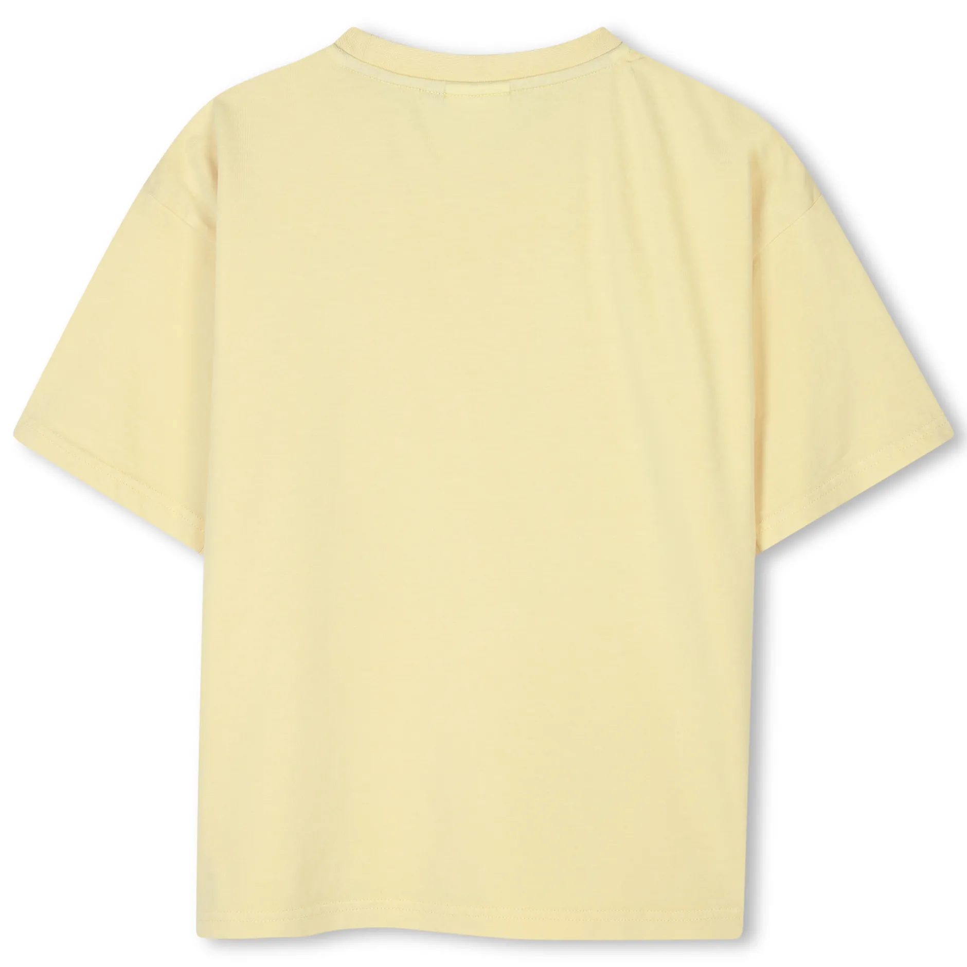 Outlet HUGO T-shirt délavé JAUNE POUSSIN