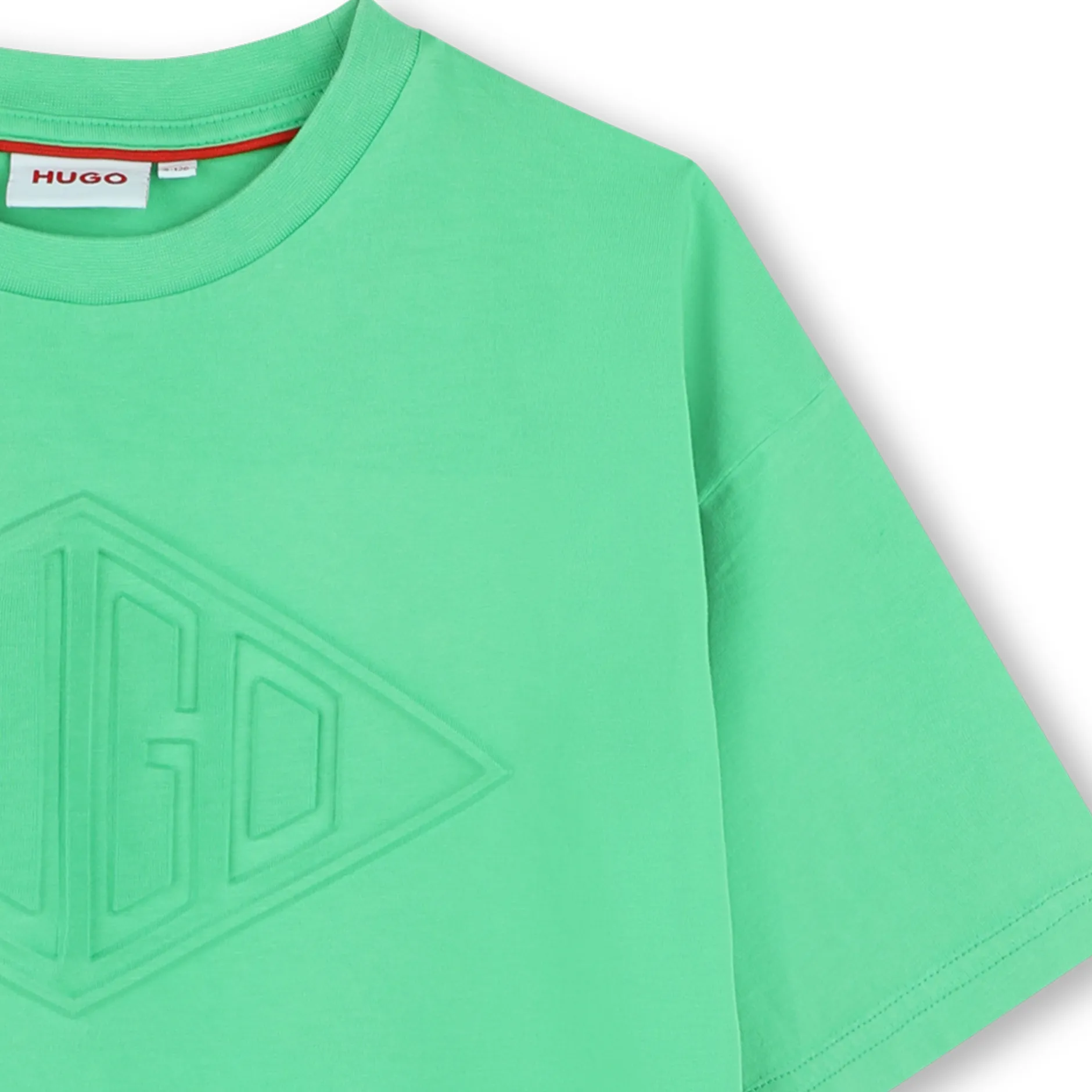 Fashion HUGO T-shirt délavé ISLAND GREEN