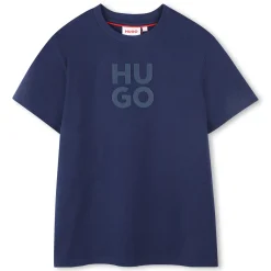 Discount HUGO T-shirt manches courtes MEDIEVAL BLUE