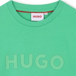 New HUGO T-shirt manches courtes ISLAND GREEN