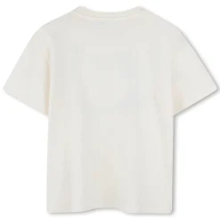 Discount KENZO KIDS T-shirt manches courtes coton OFFWHITE