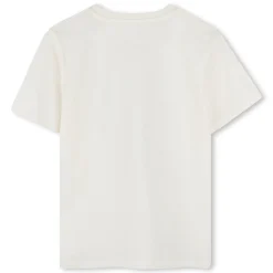 Sale KENZO KIDS T-shirt manches courtes coton OFFWHITE