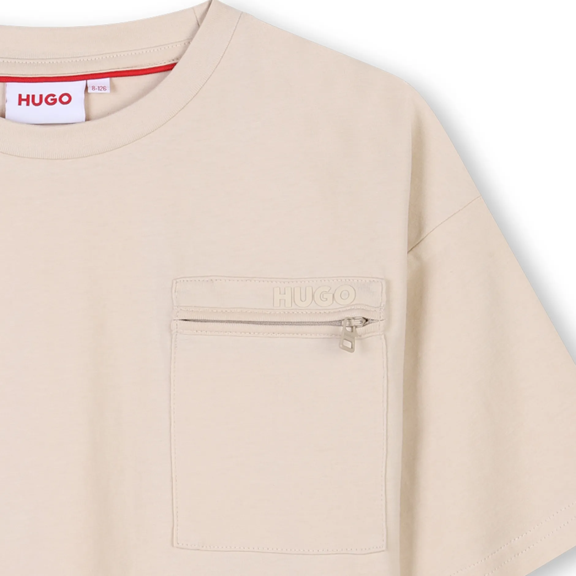 Outlet HUGO T-shirt poche zippée NET