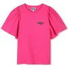 Sale KENZO KIDS T-shirt uni manches courtes GRENADINE