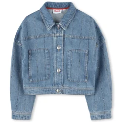Hot HUGO Veste en jean à rayures DENIM BLUE