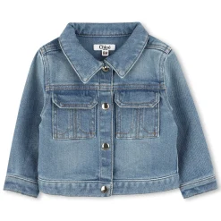 Online CHLOE Veste en jean pressions dorées BLEACH