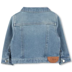 Online CHLOE Veste en jean pressions dorées BLEACH